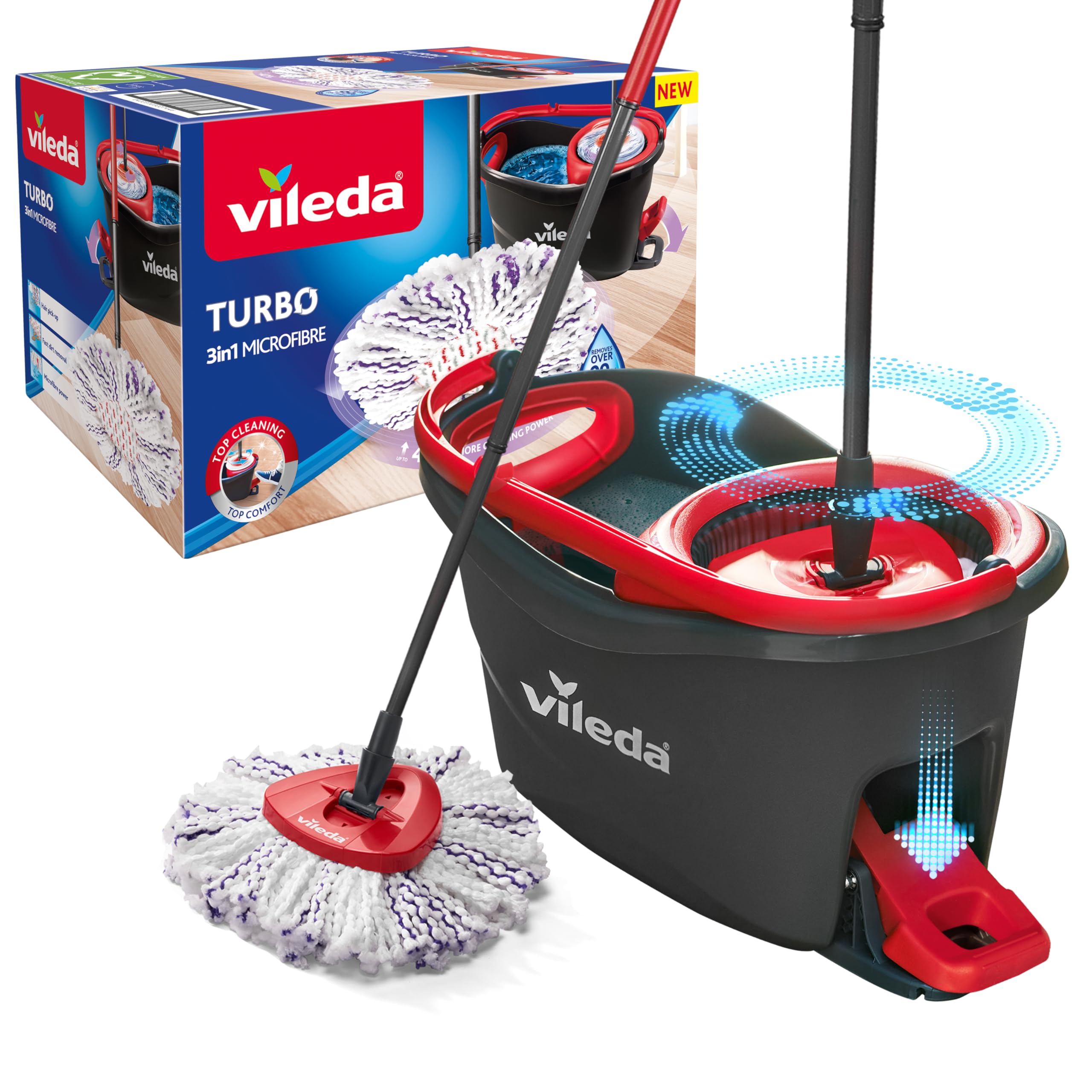 [Vileda Turbo 3en1 - Kit complet lavage sol | Ménagère | Maison]
[Vileda Turbo 3en1 - Kit complet lavage sol | Économiq